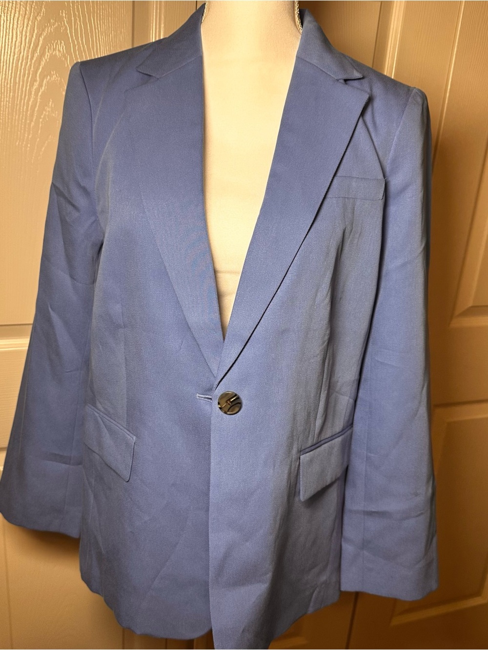 H&M Blue Single-Button Women's Blazer